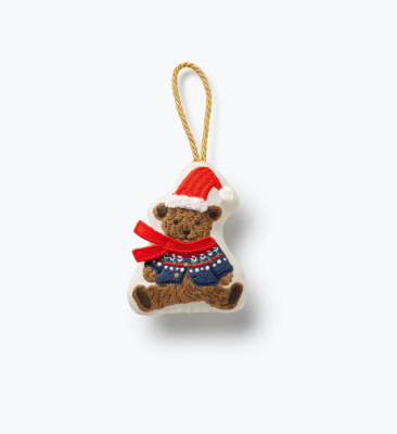 Christmas Bear Embroidered Ornament|Rifle Paper