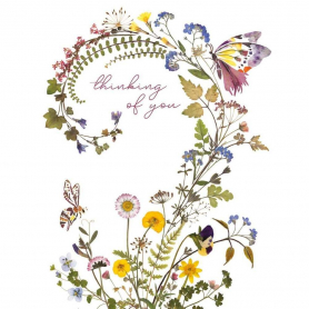 Floral Swirl Thinking Of You