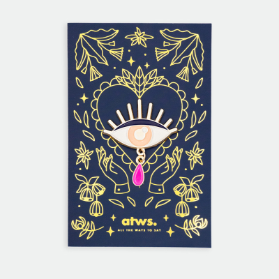 Teardrop Eye XL Pin|All The Ways To Say