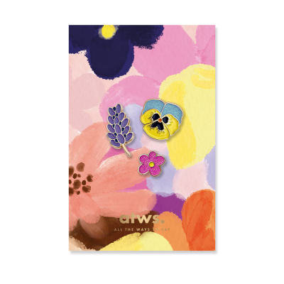 Trio Flowers Pins|All The Ways To Say