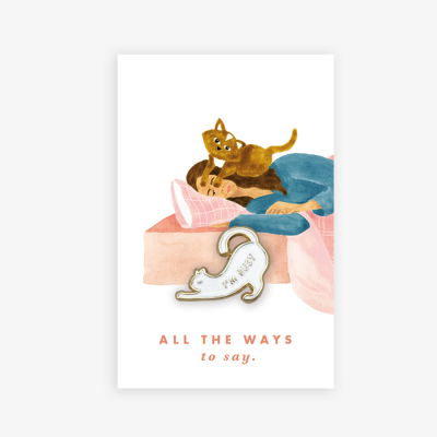 Busy Cat Pin|All The Ways To Say