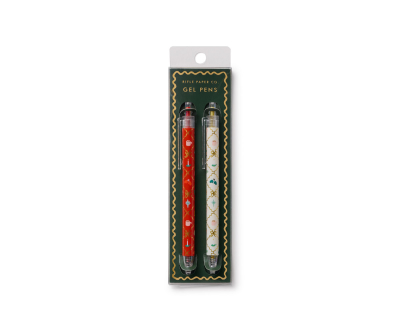 Holiday Argyle Gel Pen Set of 2|Rifle Paper