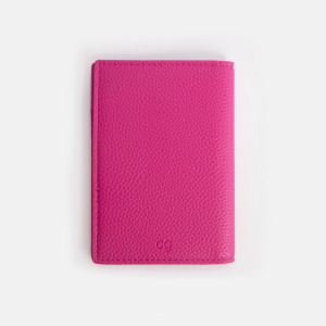 Fuchsia Pink Passport Holder|Caroline Gardner