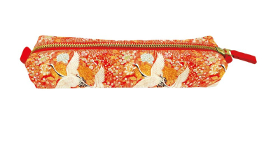 PENCIL CASE Kimono Cranes