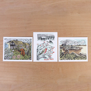 Seasonal Quartet Postcard Wallet|Art Angels