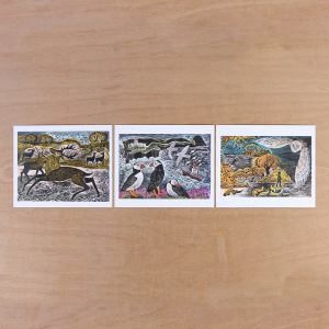 Seasonal Quartet Postcard Wallet|Art Angels