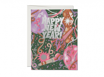 New Years Noise FOIL Holiday Boxed Set|Red Cap Cards