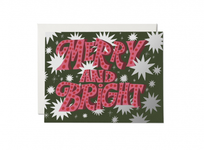 Sparkling Merry FOIL Holiday Boxed Set|Red Cap Cards