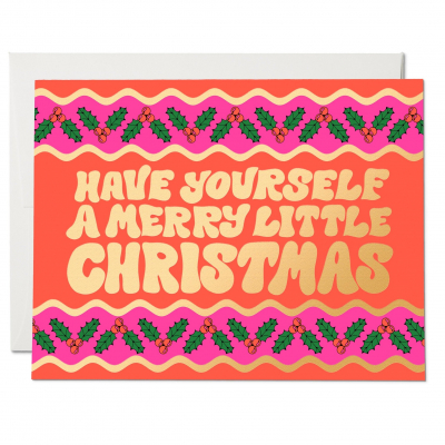 Christmas Sweater FOIL SPOT Holiday Boxed Set|Red Cap Cards