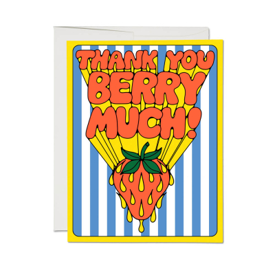 So Many Strawberries SPOT Thank You boxed set|Red Cap Cards