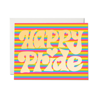 Happy Pride FOIL SPOT card|Red Cap Cards
