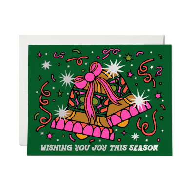 Joy Bells FOIL SPOT Holiday Boxed Set|Red Cap Cards