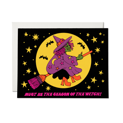 Season Of The Witch Halloween Card|Red Cap Cards