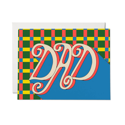 Plaid Dad SPOT Fathers Day Card|Red Cap Cards