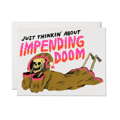 Impending Doom SPOT Everyday Card|Red Cap Cards