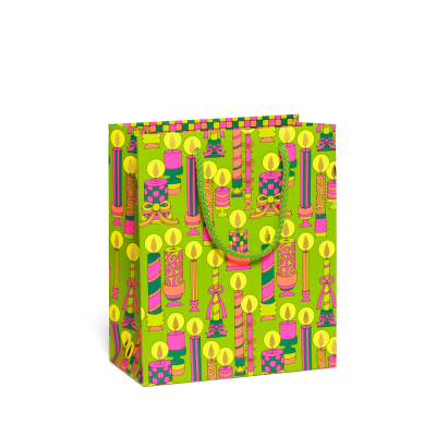 Jingle Glow FOIL SPOT Holiday Medium Bag|Red Cap Cards