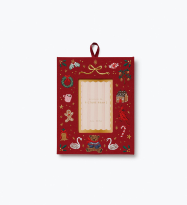 Beary Christmas Embroidered Picture Frame|Rifle Paper