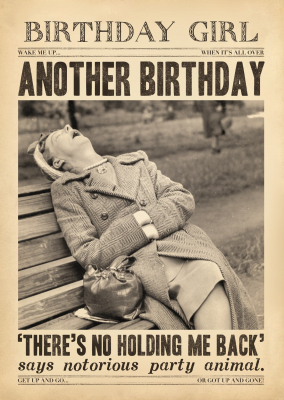 Another Birthday Women Asleep