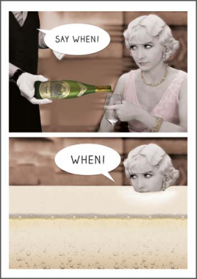 Say When Woman In Wine