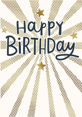 Happy Birthday Starburst