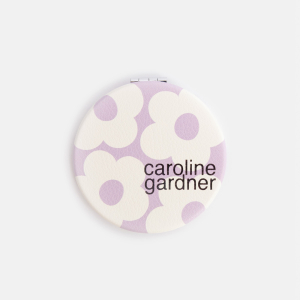 Lilac Flower Round Pocket Mirror|Caroline Gardner
