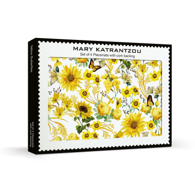 PLACEMAT Yellow Butterflies