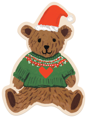 Christmas Bear Mini Jigsaw Puzzle|Rifle Paper
