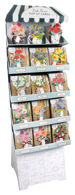 Birth Flower Collection Corrugate-144 Pcs|Up With Paper