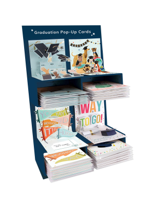 GRAD2026 Treasures 4SKU Counter Corrugate 33pc|Up With Paper