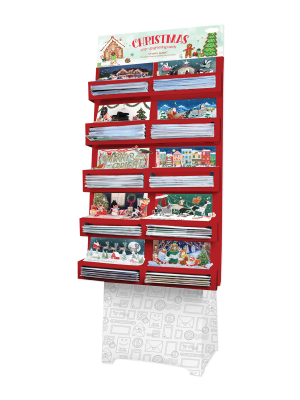 XMAS2026 Panoramics 10SKU Floor Corrugate 62pc|Up With Paper