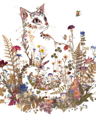 Cottage Garden Kitty