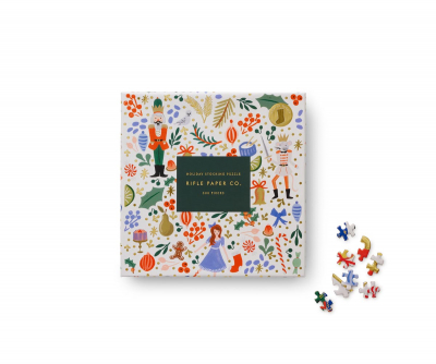 Nutcracker Sweets Stocking Jigsaw Puzzle-500 pcs|Rifle Paper