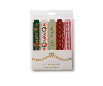 Holly Jolly Paper Chain Kit|Rifle Paper