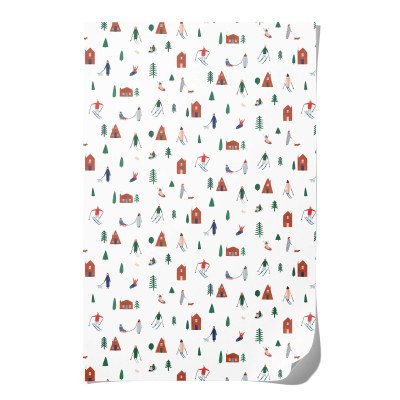 Snow Day Wrap Roll|Red Cap Cards