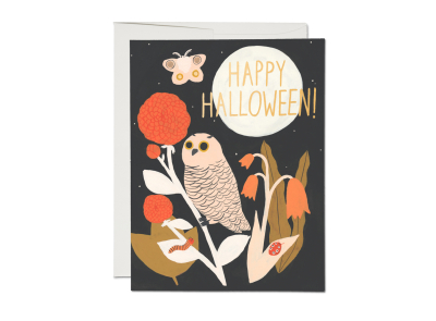 Spooky Night FOIL Halloween Card|Red Cap Cards