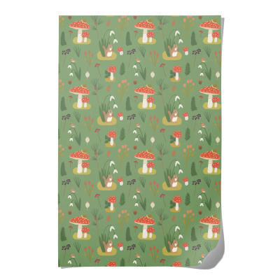 Forest Critters Wrap Roll|Red Cap Cards