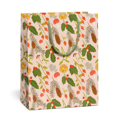 Holiday Greens Large Bag|Red Cap Cards