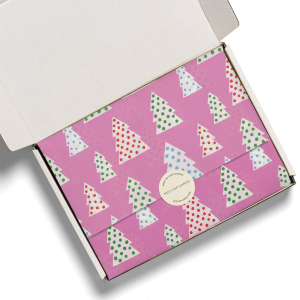 Polka Dot Trees Holiday Tissue Paper|Red Cap Cards