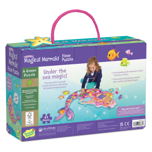 Magical Mermaid Floor Puzzle|Peaceable Kingdom