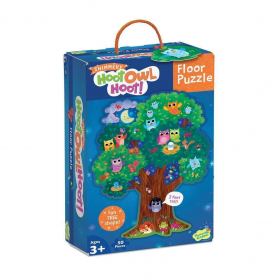 Hoot Owl Hoot Floor Puzzle|Peaceable Kingdom