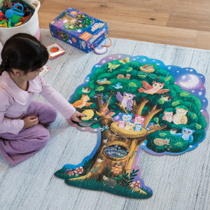 Hoot Owl Hoot Floor Puzzle|Peaceable Kingdom