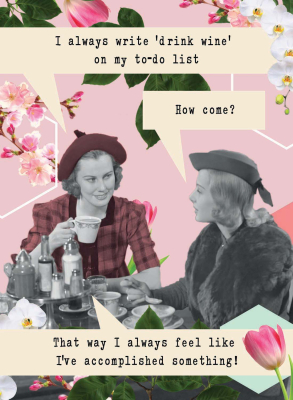 Drink Wine On To Do List