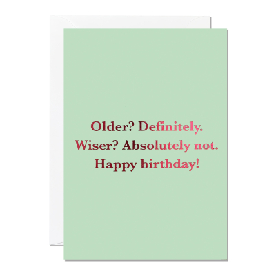 Older Wiser