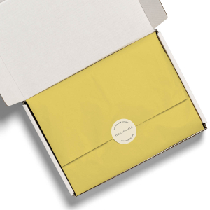 Butter Yellow Spot Tissue paper|Red Cap Cards