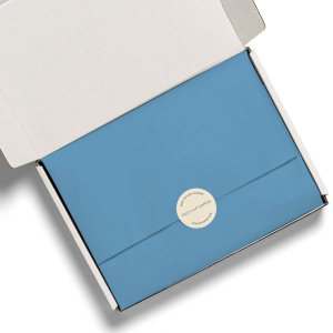 Light Blue Spot Tissue paper|Red Cap Cards
