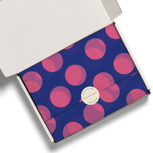 Blue And Pink Dots SPOT Tissue Paper|Red Cap Cards