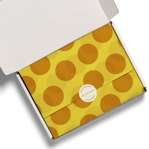 Gold And Yellow Dots SPOT Tissue Paper|Red Cap Cards