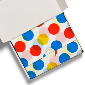 Primary Dots SPOT Tissue Paper|Red Cap Cards