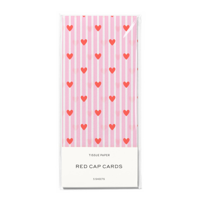 Red And Pink Hearts SPOT Tissue Paper|Red Cap Cards
