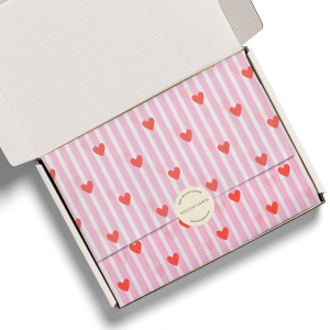 Red And Pink Hearts SPOT Tissue Paper|Red Cap Cards
